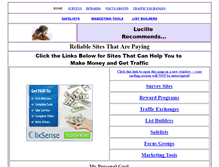 Tablet Screenshot of lucillefelton.com